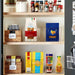 Set of 8 Clear Plastic Storage Bins, 4 Large and 4 Small Stackable Storage Containers for Pantry Organization and Kitche