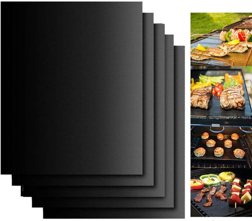 Grill Mats for Outdoor Grill, Grill Mat Non Stick Set of 5