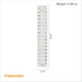 Fiskars 3" x 18" Acrylic Sewing & Quilting Ruler with Gridlines, Clear