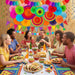 35PCS Fiesta Paper Fan Party Decorations Set