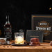 Whiskey Smoker Kit with Torch - 6 Flavors Wood Chips, 2 Glasses, 2 Ice Ball Molds - Cocktail Smoker Infuser Kit, Old Fas