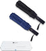 2 Pack 46 Inch Umbrellas, Double 10-rib, for Rain, Compact Travel