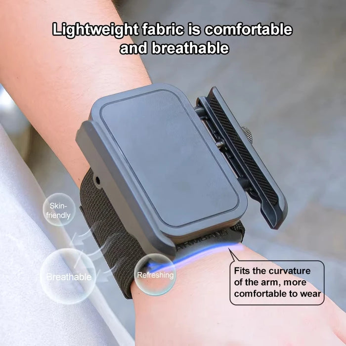 Multi-Function Phone Holder for Car 360 Rotation Wristband Mobile Support Universal Phone Stand for Sports Cycling Motorcycle