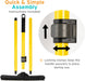 Pet Hair Removal Rubber Broom, 61" Telescopic Handle