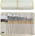 Paint Brushes Set of 24 Pieces with Canvas Brush Case