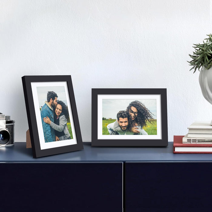 5x7 Picture Frame, Wall Decor Photo Frames, Black 1 Pack