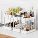 3 Pack Under Sink Organizer Bathroom and Storage Cabinet (White)