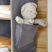Hanging Closet Organizer and Storage, 6-Shelf, Grey