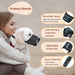 Dog Muzzle,Soft Nylon Muzzle Anti Biting Barking Chewing,Air Mesh Breathable Drinkable Adjustable Loop Pets Muzzle for Small Medium Large Dogs 4 Colors 4 Sizes (Black, L)