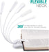 3000K Warm LED Rechargeable Book Light(Elegant White)