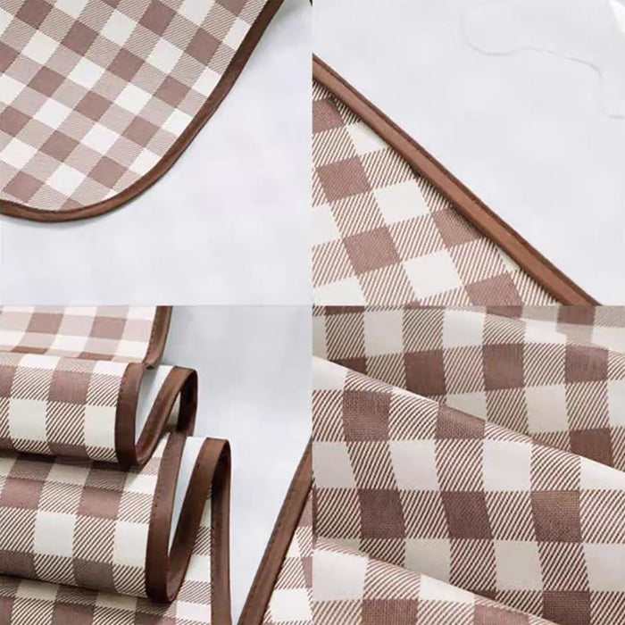 Waterproof Picnic Blanket with Carry Strap - Foldable Sandproof Outdoor Mat for Camping, Beach, Park - 59" x 71",Coffee 