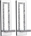 Mirrored Wall Candle Sconces Holder Set of 2, Wall Decor Living Room