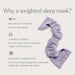 Patented Gentle Pressure Sleep Mask, Weighted Eye Mask