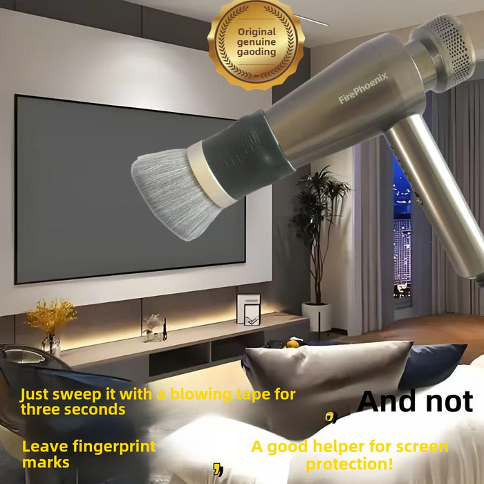 Universal Soft-Bristle Hair Dryer Brush Attachment