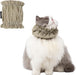 Cat Grooming Collar and Feeding Bib for Long Haired Cats, Anti-Stain Neck Band, Dog Ear Cover Snood for Cocker Spaniels
