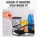 L-Shaped Sponge Holder for Kitchen Sink, Corner Sink Caddy, Sink Organizer