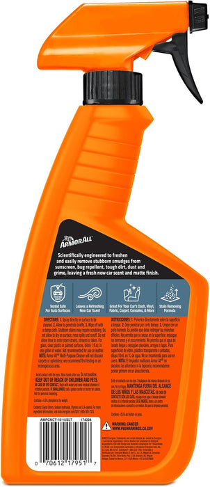 Multi-Purpose Car Cleaner Spray, New Car Scent, 16 Fl Oz