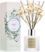 Reed Diffuser Set, 3.38 fl oz (100 ml) - Jasmine Lily Lemon Oil Diffusers with 8 Reed Sticks, Home Fragrance Reed Diffuser for Bathroom Shelf Decor