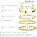 Gold Bracelets Set for Women Non Tarnish, Waterproof 14K Gold Plated Sterling Silver Chunky Cuff Bracelet Stackable Gold Bangles Bracelet for Women Trendy Fashion Accessories Tie Knot Cuban Rope Paperclip Beaded Bracelet Stack Jewelry Mothers Day Gifts for Mom Birthday