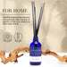 Reed Diffuser Set with Sticks, Sandalwood Scented Oil Diffuser for Bathroom, Room Fresheners, Home Fragrance Bedroom Off