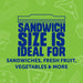 Food Storage & Sandwich Bags Variety Pack, 190 Total Bags