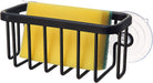 NeverRust Kitchen & Bathroom Sink Caddy for Sponges, Scrubbers, Soap, 6" x 2.5" x 2.65", with Adhesive Mount - Additiona