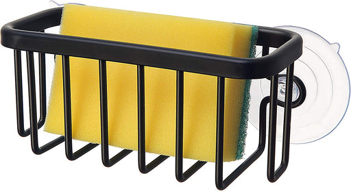 NeverRust Kitchen & Bathroom Sink Caddy for Sponges, Scrubbers, Soap, 6" x 2.5" x 2.65", with Adhesive Mount - Additiona