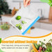 Reusable Silicone Food Storage Bags, 10 Pack 4 Size Leak proof Dishwasher Safe Reusable Freezer Bags for Food Storage Co