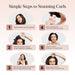 Satin Heatless Curls Overnight Set - Sunset Tie Dye