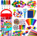 Arts and Crafts Supplies for Kids - Toddler DIY School Craft Set