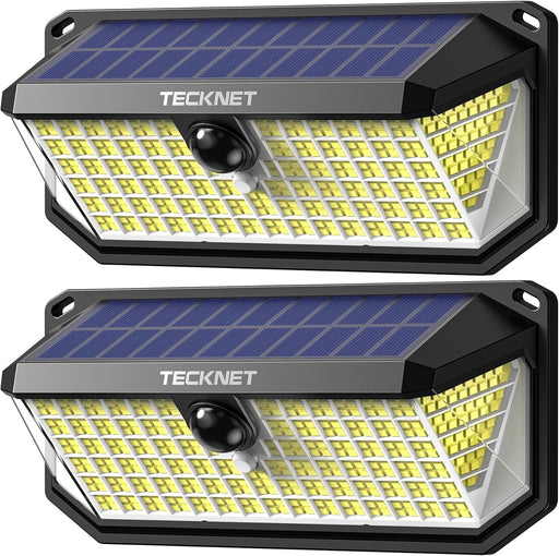 416 LED Solar Lights Outdoor Motion Sensor Waterproof 4200lm,2 Pack