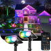 Smart Solar Spot Lights Outdoor SL5C, IP67 Halloween Lights Outdoor