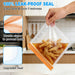 10 Pack Reusable Food Storage Bags Freezer Safe Dishwasher Leakproof