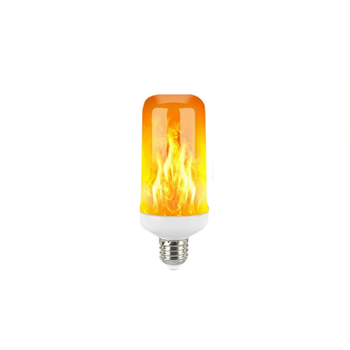 LED Dynamic Flame Effect Light Bulb 12W Multiple Mode Creative Corn Lamp Decorative Lights for Bar Hotel Restaurant Party E27