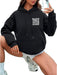 FU QR Code Hoodie Unisex Funny Scan Code Joke Graphic Pullover Hooded Winter Thick Sweatshirt