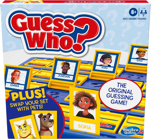 Guess Who? Plus Board Game with People & Pet Cards