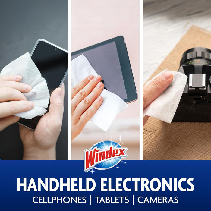 Electronic Cleaning Wipes, Anti-Static & Ammonia-Free, 25 Count