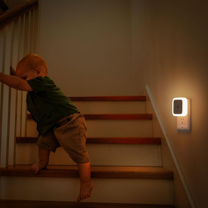 Night Light, Night Lights Plug into Wall 8-Pack, Nightlight Plug in Night Light, Dusk to Dawn Night Lamp Led (Warm White