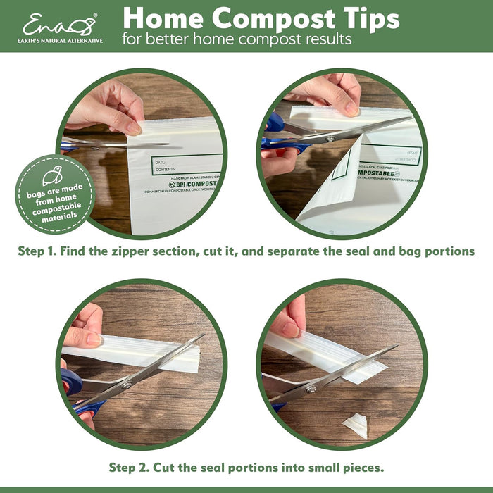 100% Compostable Food Storage Bags, Sandwich Size 150 Pack, Eco-Friendly Freezer Bags, Resealable, Heavy-Duty, Reusable, Leak Resistant, Off-White, Food Grade by