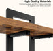 Floating Shelves for Wall, 15" Wall Shelf Set of 2, Wall Mounted Storage Shelves 2-Tier, Hanging Bathroom Shelves, for L