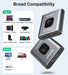 HDMI Switch 4k@60hz Splitter,  Aluminum Bidirectional HDMI Switcher 2 in 1 Out, Manual HDMI Hub Supports HD Compatible with Xbox PS5/4/3 Blu-Ray Player Fire Stick Roku