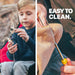 Smores Sticks for Fire Pit Long - Marshmallow Roasting Sticks Smores Kit - Smore Skewers Hot Dog Fork Campfire Cooking E