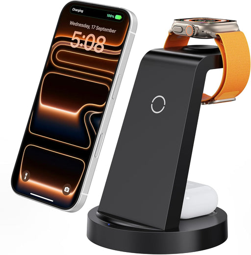 3 in 1 Charging Station - Wireless Charger for Apple Multiple Devices