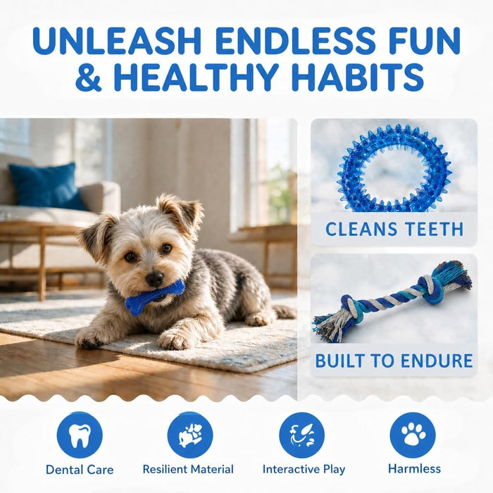20 Pack Puppy Chew Toys, Dog Teething Toys for Puppies Small Dogs