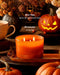 Luxury Pumpkin Soy Candle | Large 3 Wick Jar Candle | Halloween & Fall Decor | Up to 40 Hours Burning | 100% Natural Soy Wax | Relaxing Aromatherapy Candle | Halloween Fall Candle Gift