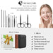26Pcs Manicure Nail Clipper Set for Men Women Gift, Black Case