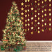 130 ft Star Garland Banner Decor, Gold
