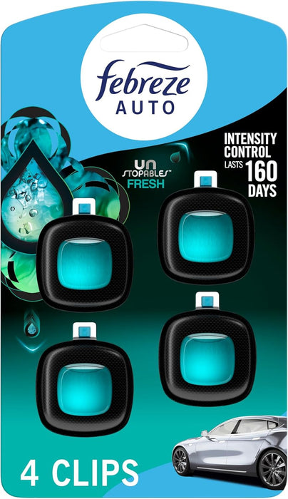 Car Air Freshener, Odor-Fighting Automotive Vent Clip, Scented Car Accessories, Long Lasting for Strong Odors, Unstopabl