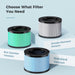 Air Purifiers for Bedroom with Sleep Mode Speed Control-MK01A(Black)