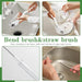 Crevice Cleaning Brush, Multifunctional Grout Brush and Straw Brush, 15 Pcs